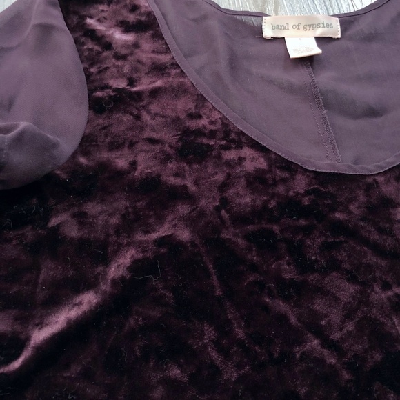 Band of Gypsies / Velvet Merlot Top - Picture 3 of 3